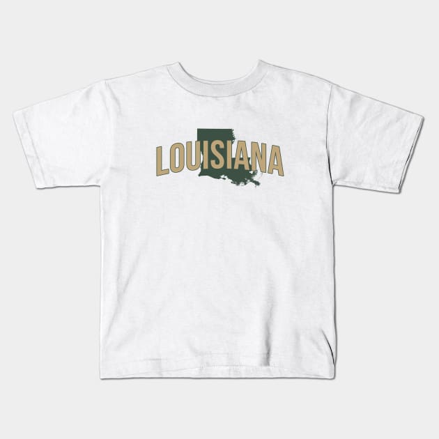 Louisiana Kids T-Shirt by Novel_Designs